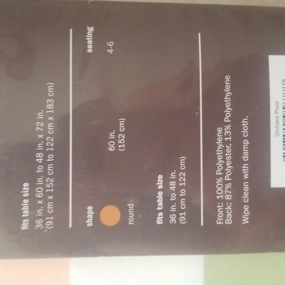 Vinyl tablecloth - Picture 6 of 9